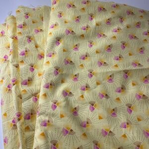 Marcus Fabrics Victoria Findlay Wolfe Mostly Manor Felix Yellow Fabric 80 x 87"